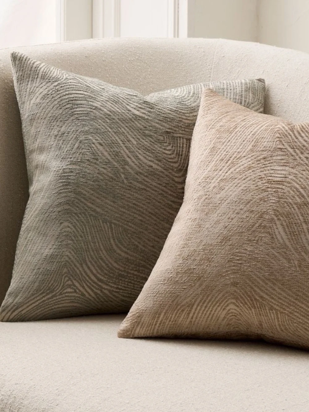 West Elm Geode Cut Velvet Pillow Cover — 18x18 (selling as set of 2)